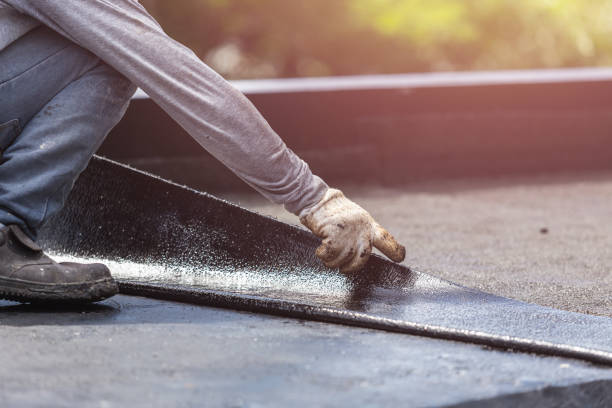 Professional Waterproofing technician working in Midland, NC